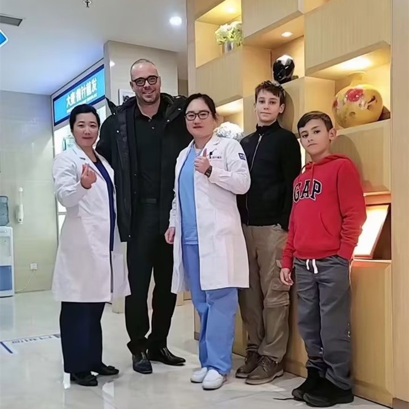 Doctor with patient